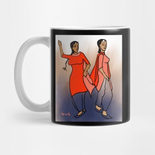 Bhangra Girls in Red Mug